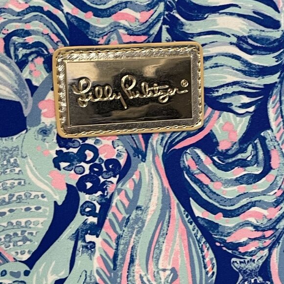NWOT Lilly Pulitzer Zip-Around Laptop Sleeve Notebook Tablet 13x10 Padded Bag Sc - Picture 3 of 4